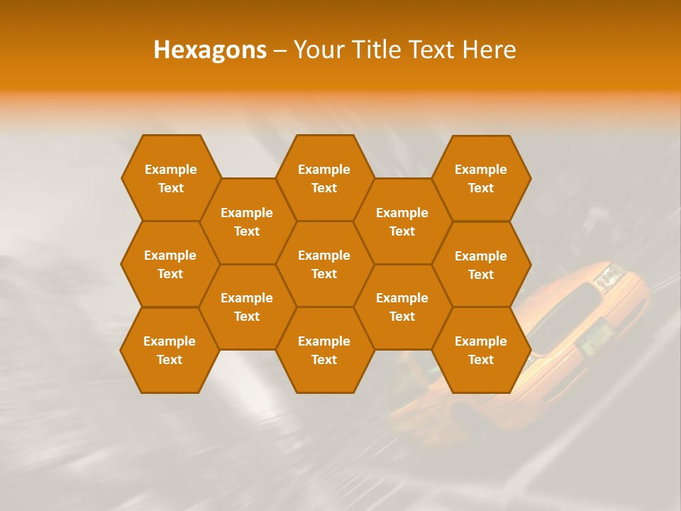 Traffic Square City PowerPoint Template