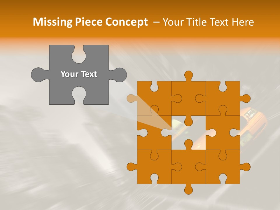 Traffic Square City PowerPoint Template