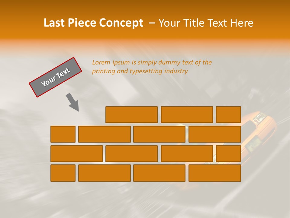 Traffic Square City PowerPoint Template