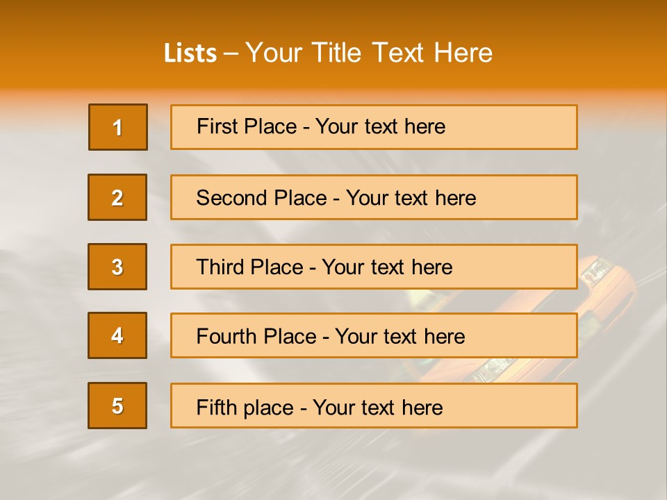 Traffic Square City PowerPoint Template