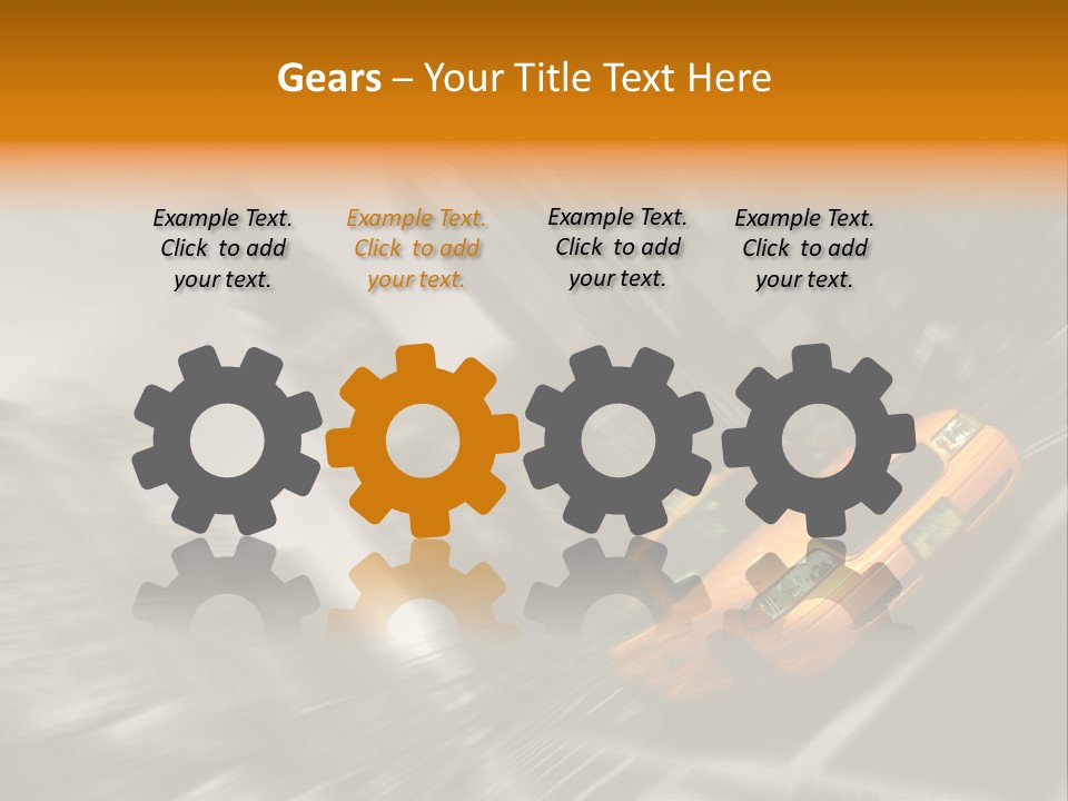 Traffic Square City PowerPoint Template