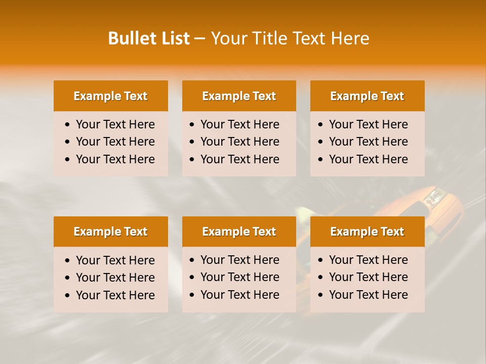 Traffic Square City PowerPoint Template