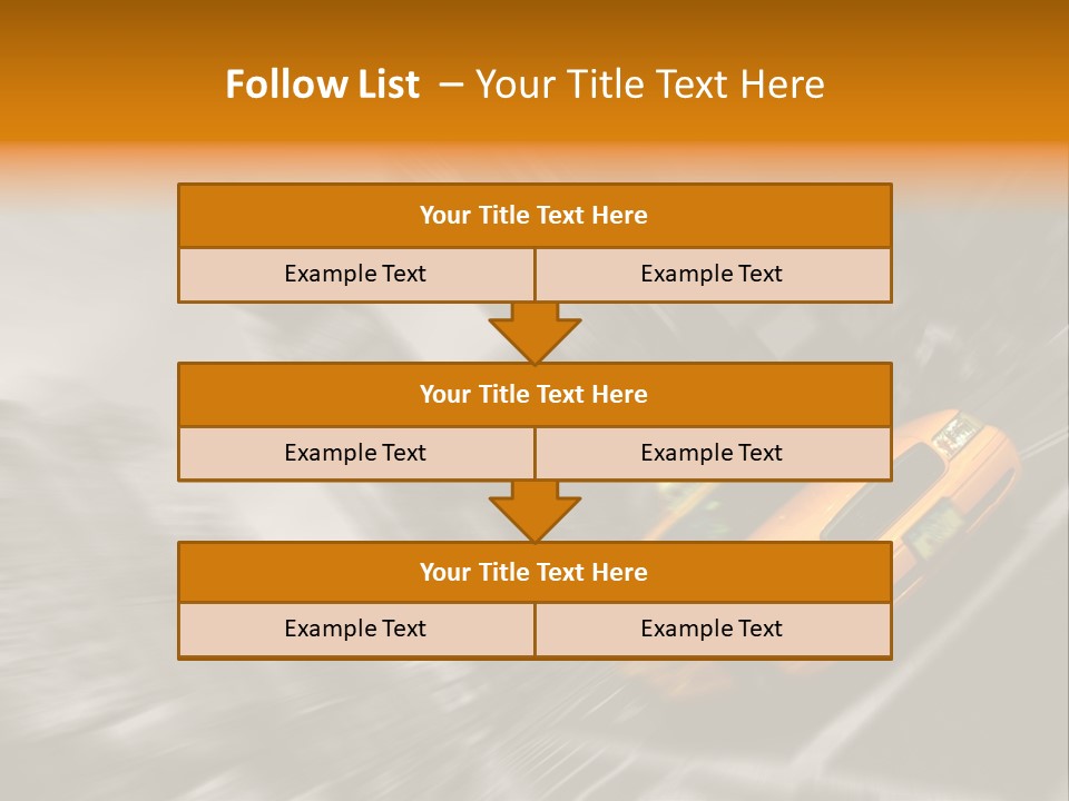Traffic Square City PowerPoint Template