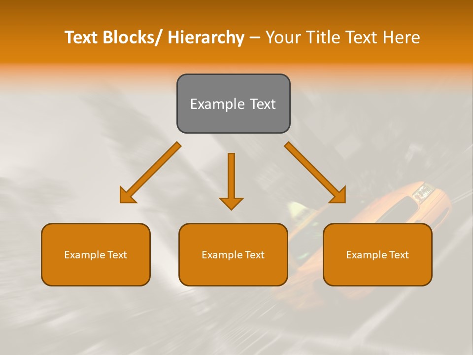 Traffic Square City PowerPoint Template