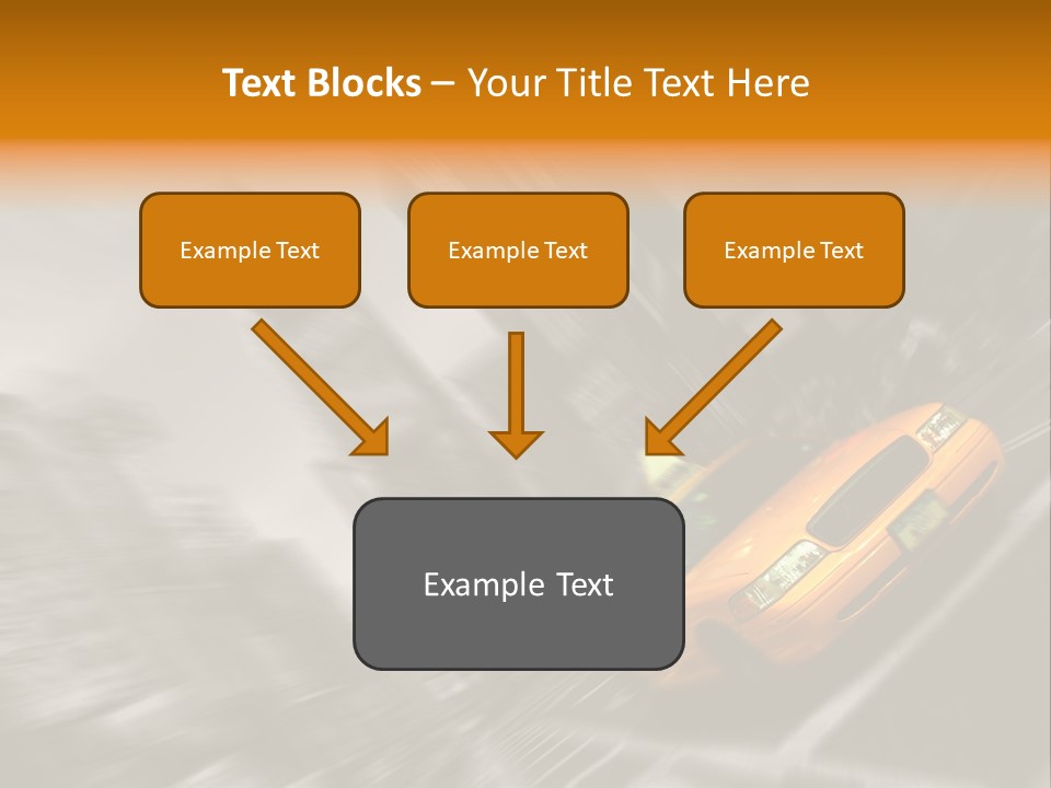 Traffic Square City PowerPoint Template