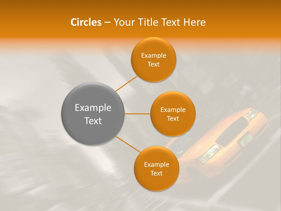 Traffic Square City PowerPoint Template