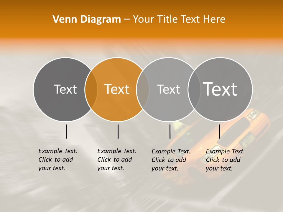 Traffic Square City PowerPoint Template