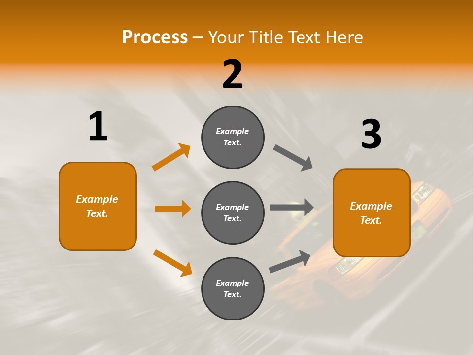 Traffic Square City PowerPoint Template