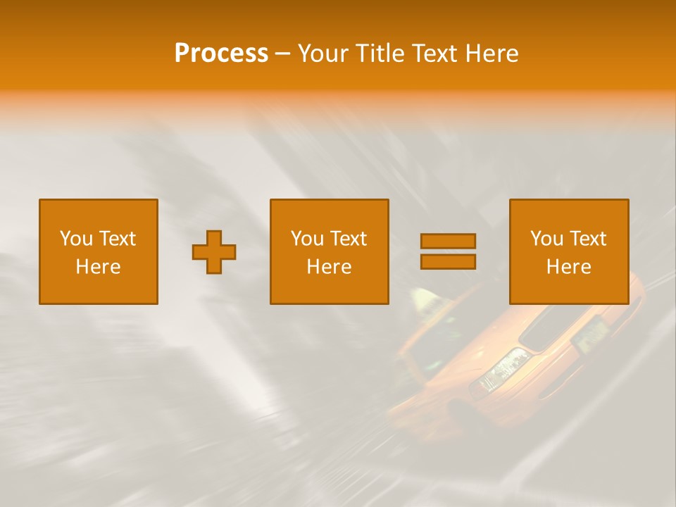 Traffic Square City PowerPoint Template