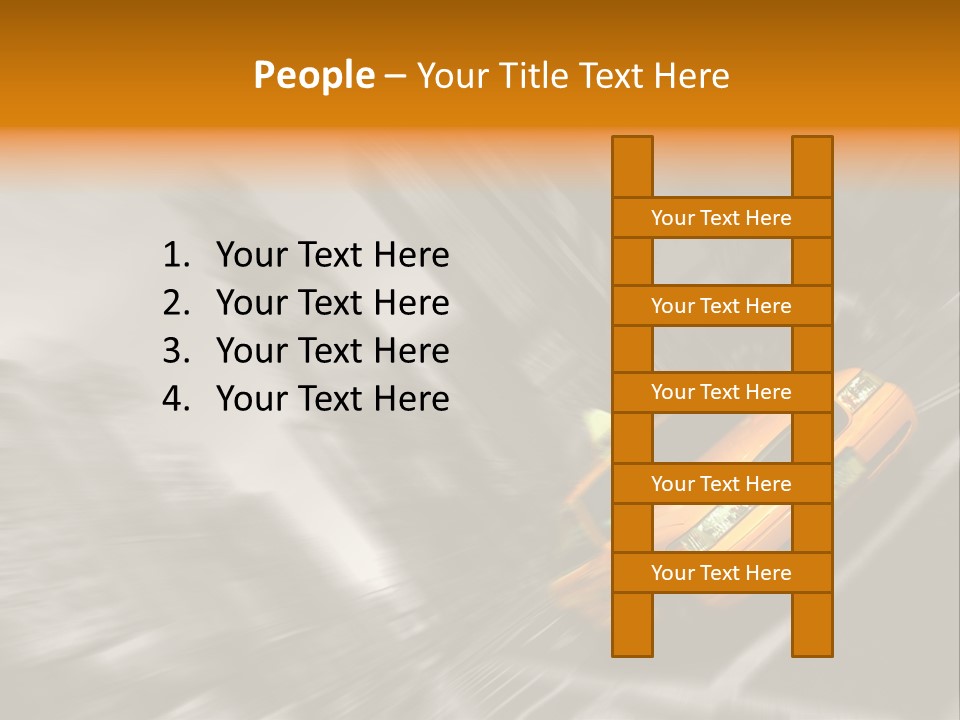 Traffic Square City PowerPoint Template