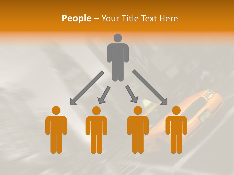 Traffic Square City PowerPoint Template