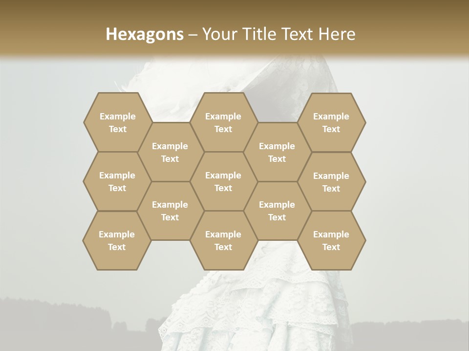 Promenade Woman Elegant PowerPoint Template