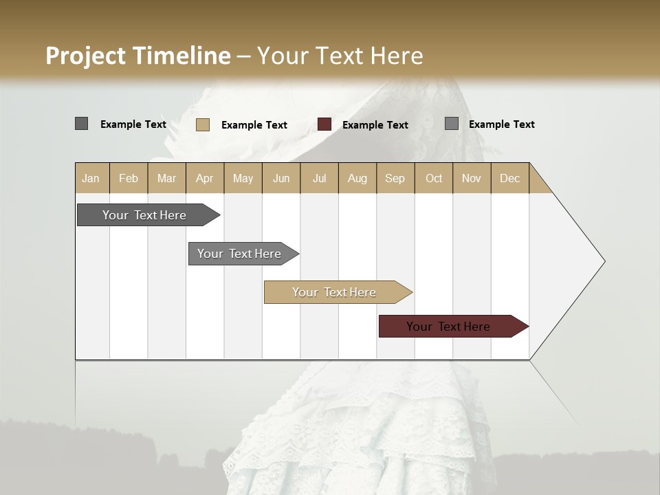 Promenade Woman Elegant PowerPoint Template