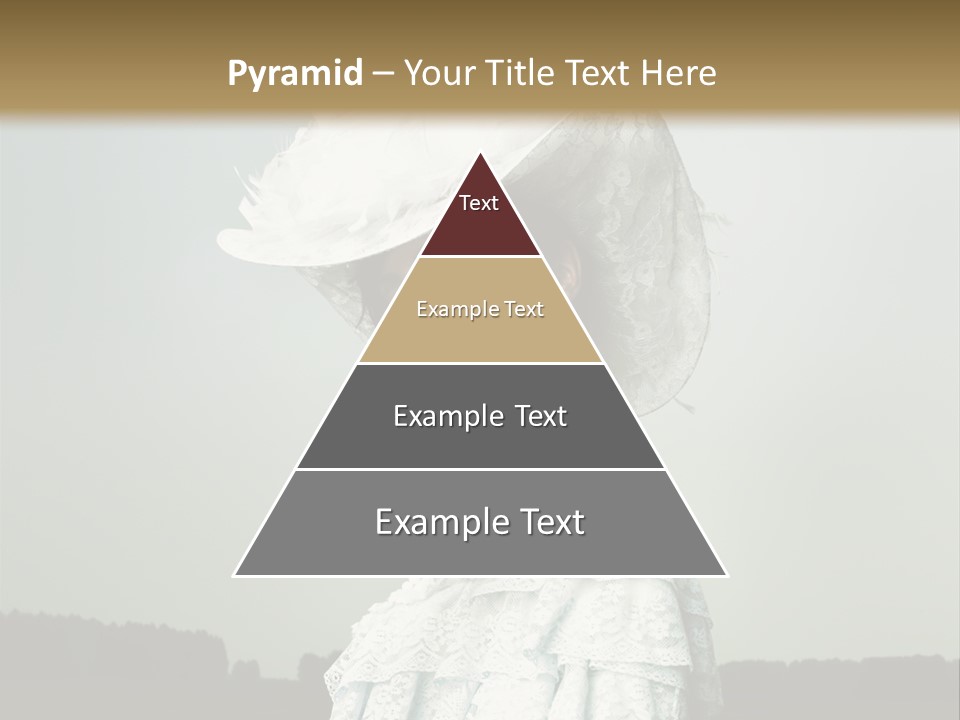 Promenade Woman Elegant PowerPoint Template