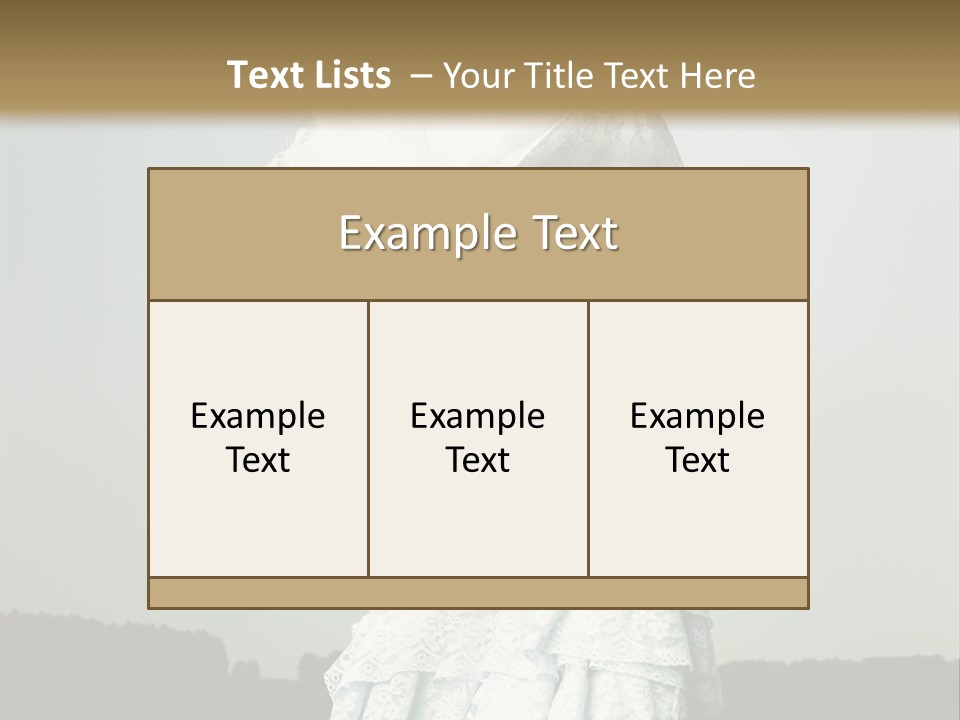 Promenade Woman Elegant PowerPoint Template
