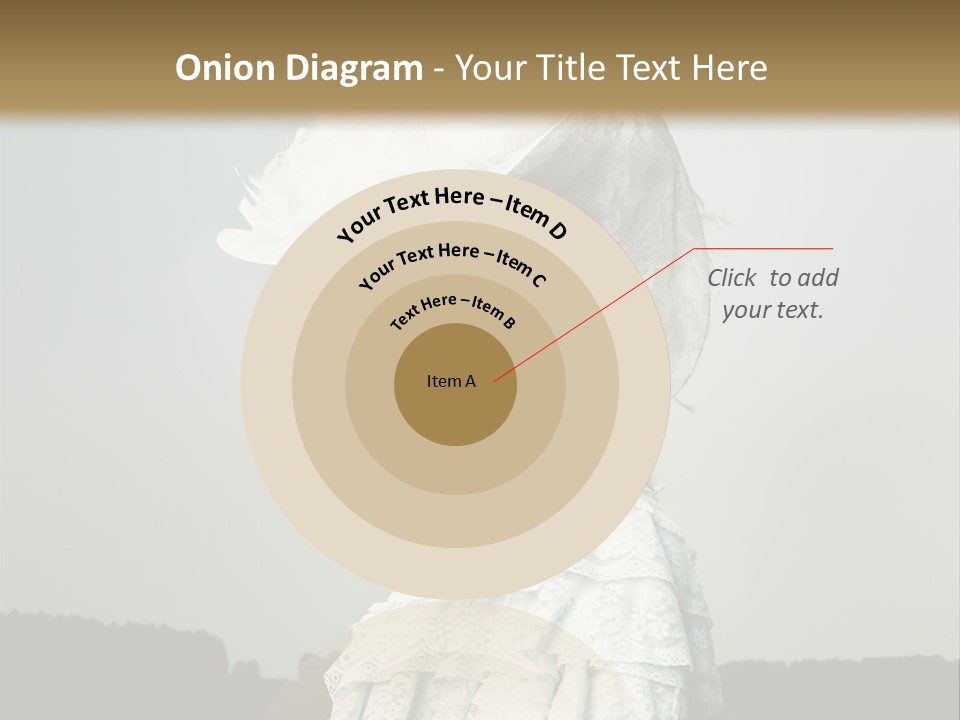 Promenade Woman Elegant PowerPoint Template