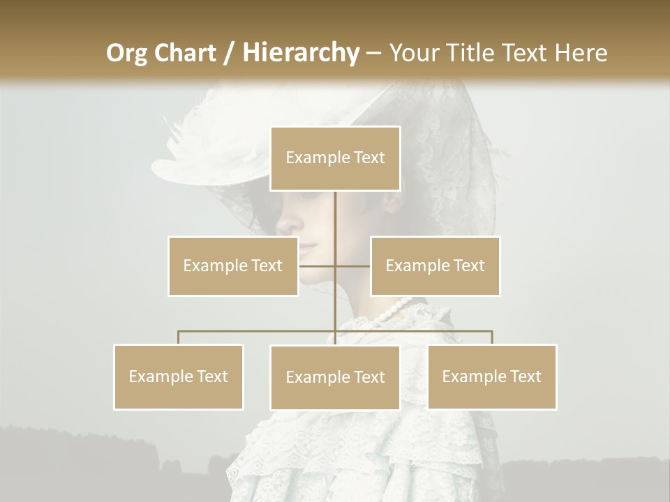 Promenade Woman Elegant PowerPoint Template