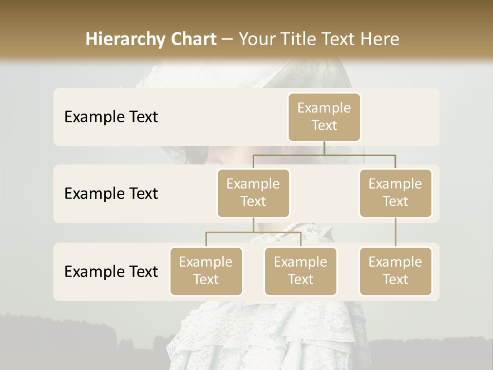 Promenade Woman Elegant PowerPoint Template