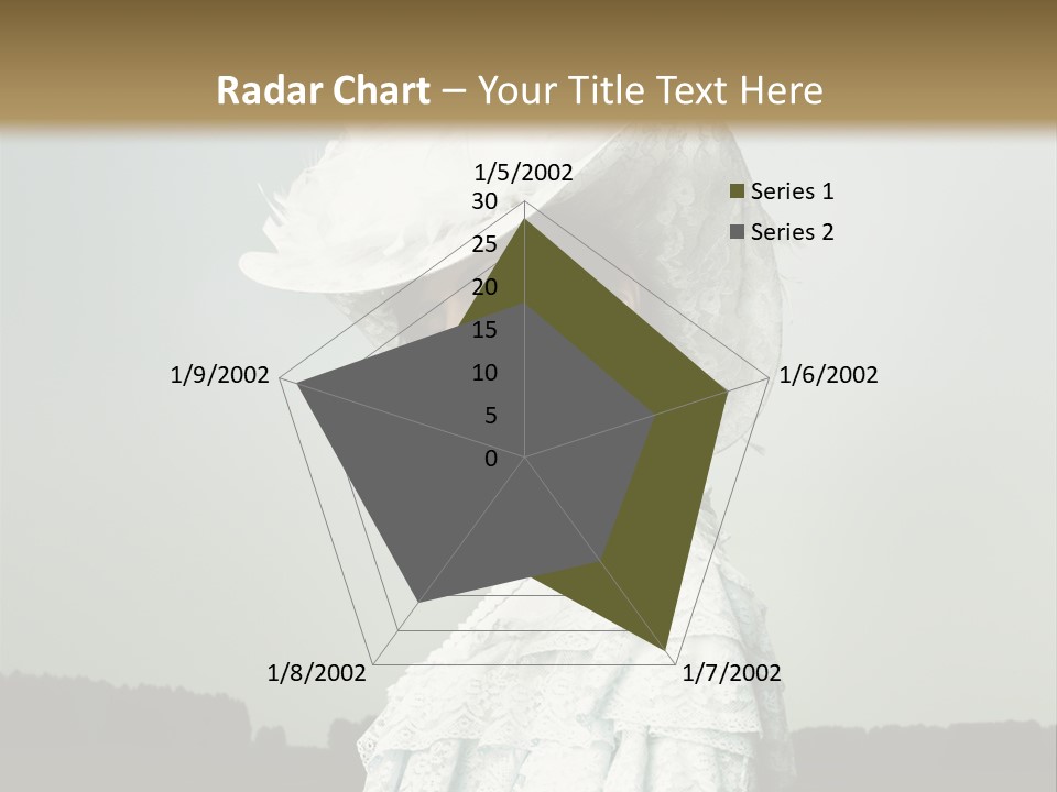 Promenade Woman Elegant PowerPoint Template