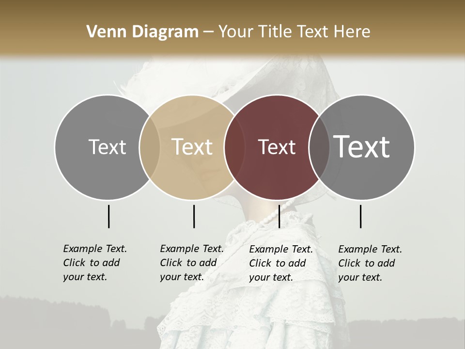 Promenade Woman Elegant PowerPoint Template