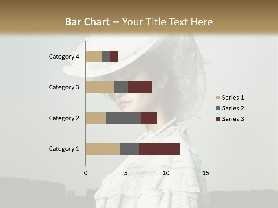 Promenade Woman Elegant PowerPoint Template