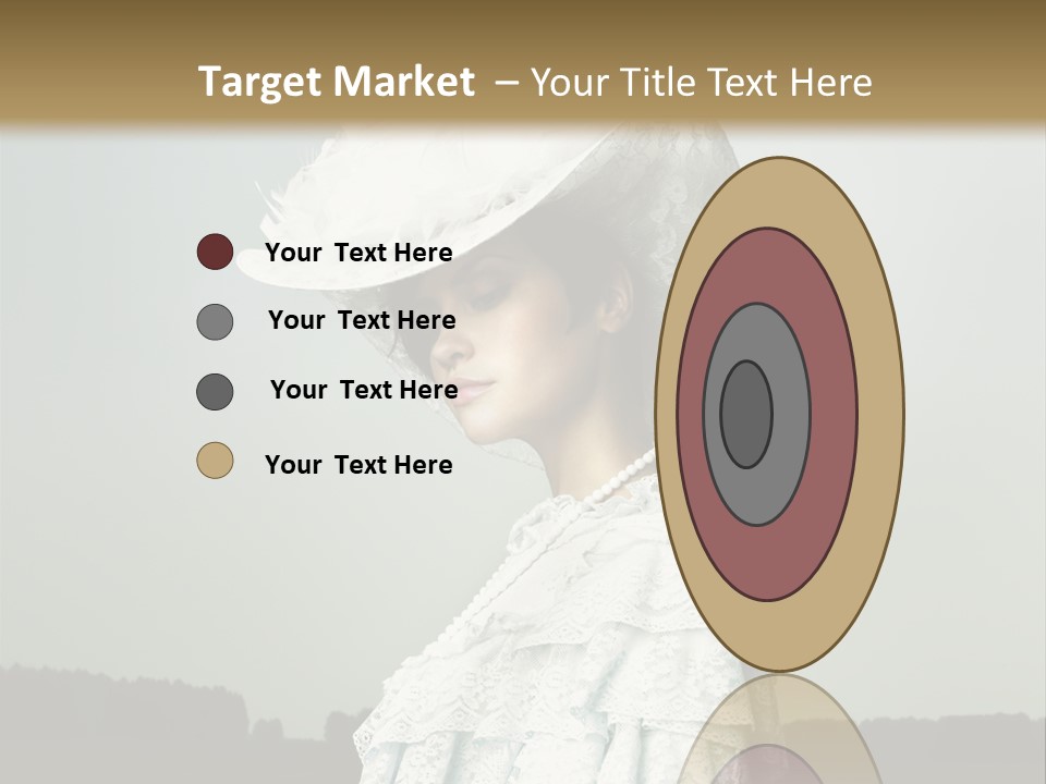 Promenade Woman Elegant PowerPoint Template