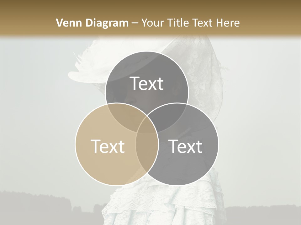 Promenade Woman Elegant PowerPoint Template