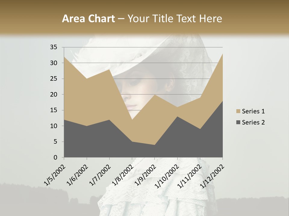 Promenade Woman Elegant PowerPoint Template