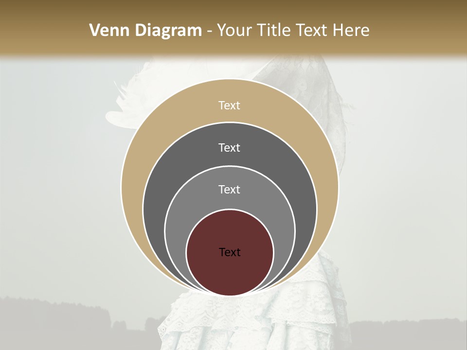 Promenade Woman Elegant PowerPoint Template