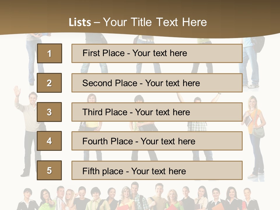 Natural Sappy White PowerPoint Template