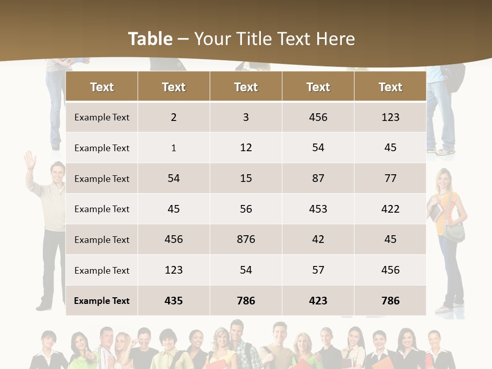 Natural Sappy White PowerPoint Template