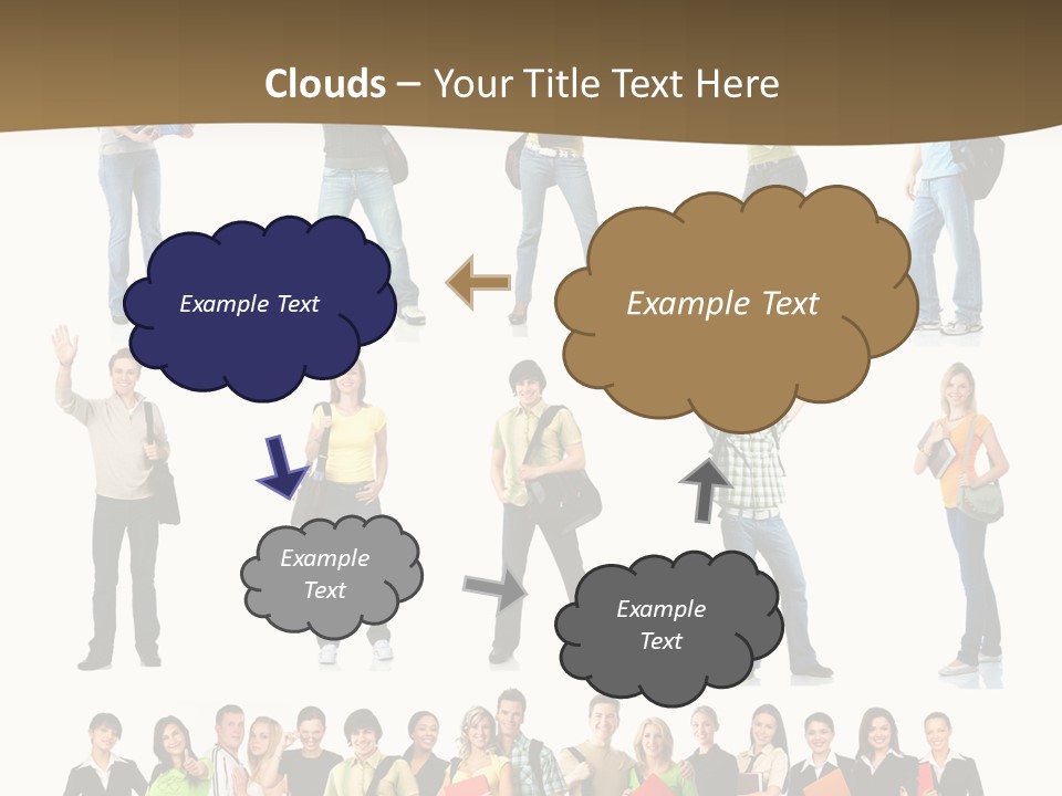 Natural Sappy White PowerPoint Template