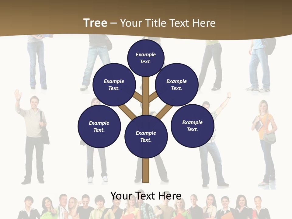 Natural Sappy White PowerPoint Template