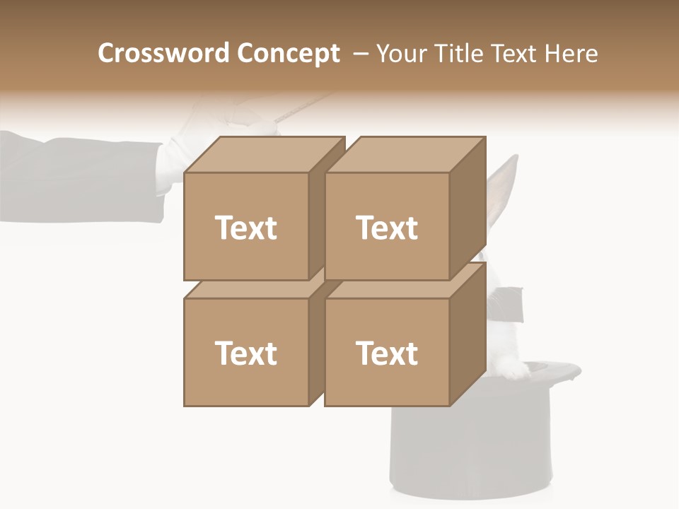 Entertainment Performer Glove PowerPoint Template