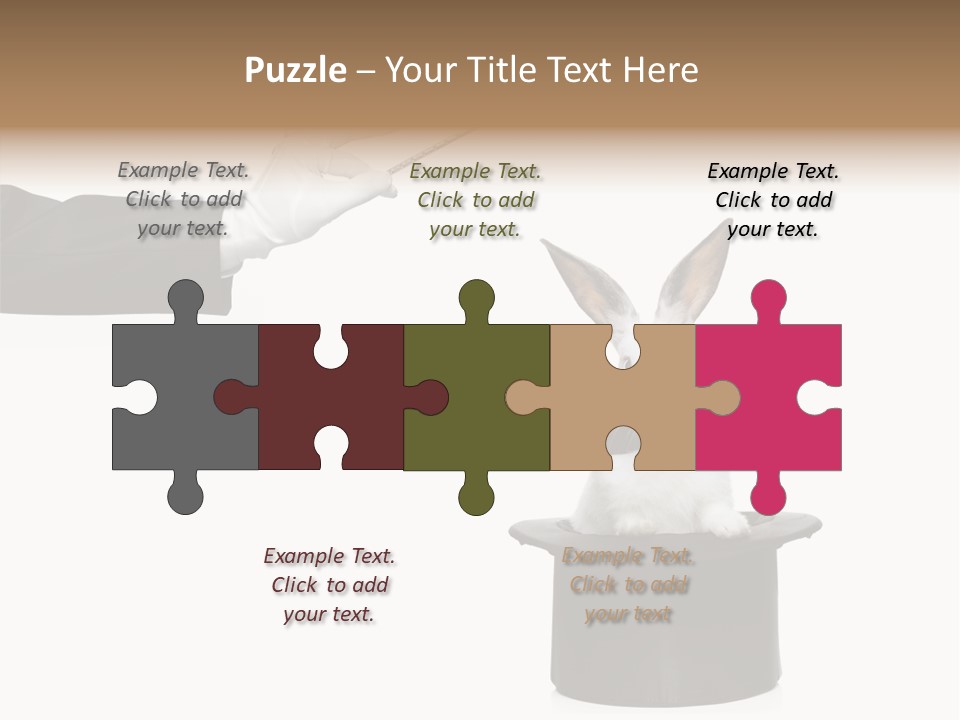 Entertainment Performer Glove PowerPoint Template