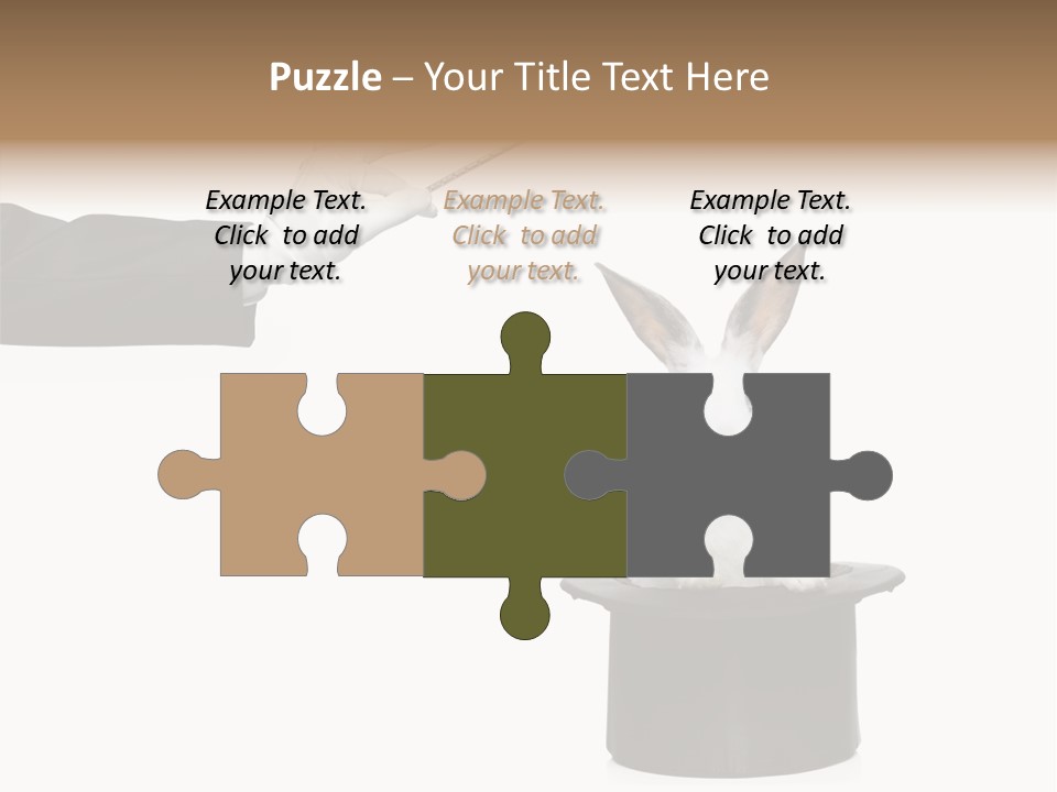 Entertainment Performer Glove PowerPoint Template