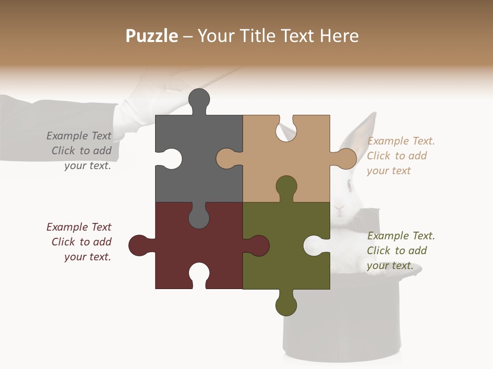 Entertainment Performer Glove PowerPoint Template