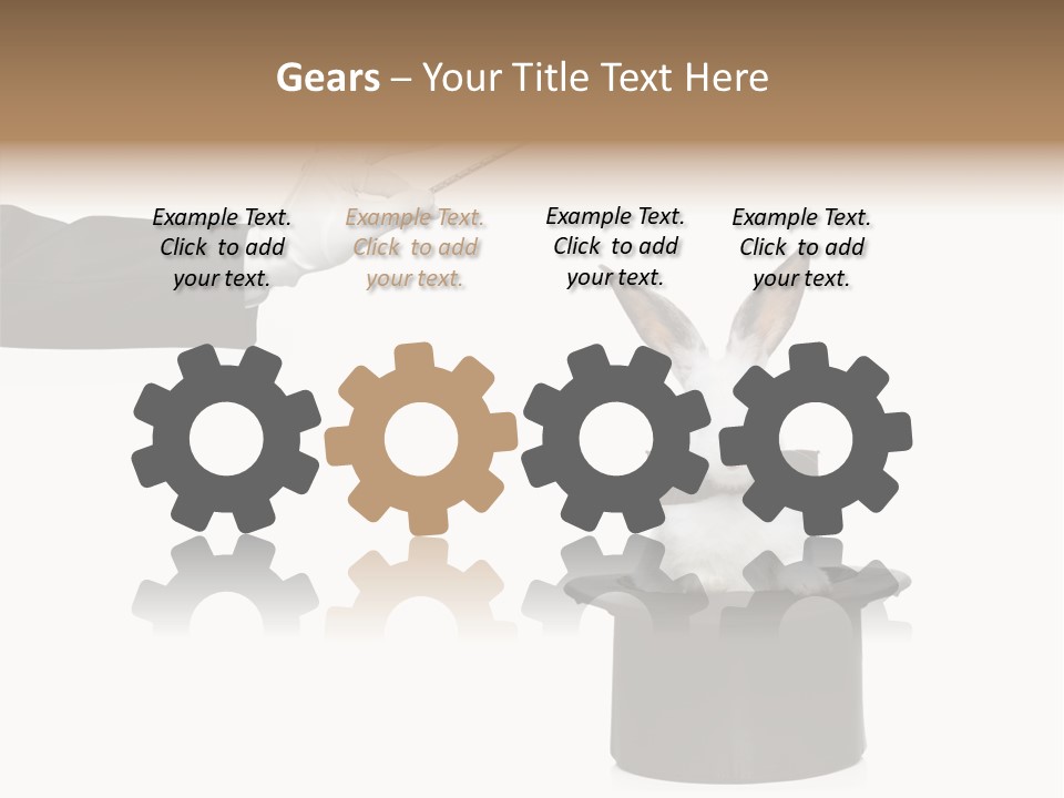 Entertainment Performer Glove PowerPoint Template