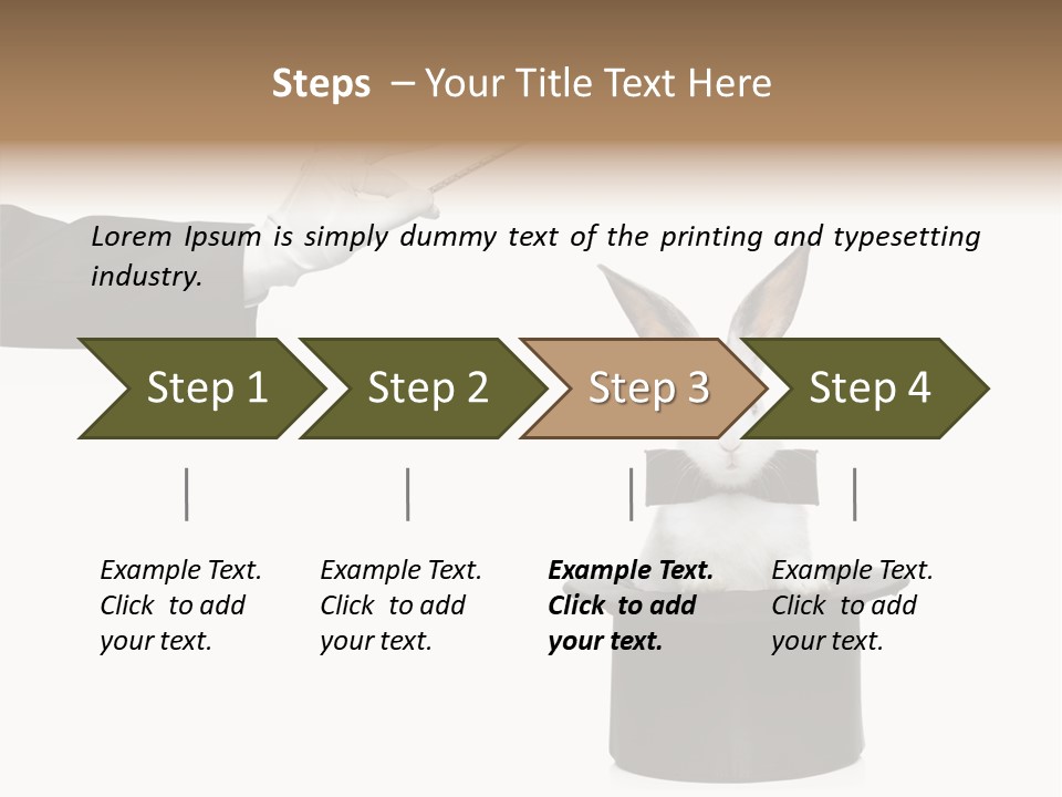 Entertainment Performer Glove PowerPoint Template