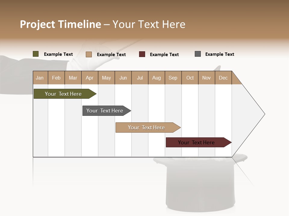 Entertainment Performer Glove PowerPoint Template