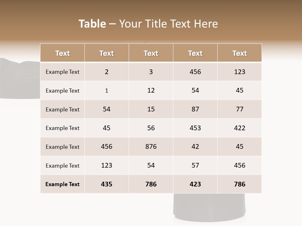 Entertainment Performer Glove PowerPoint Template
