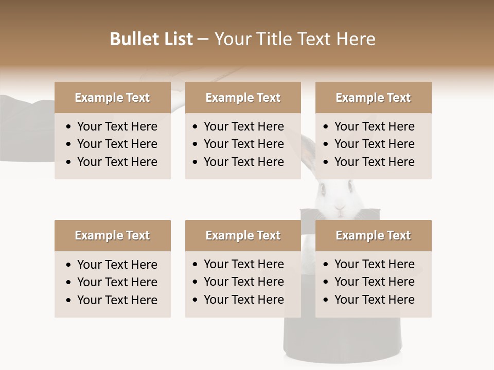 Entertainment Performer Glove PowerPoint Template