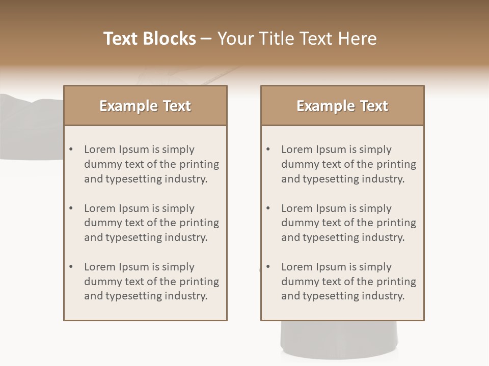 Entertainment Performer Glove PowerPoint Template
