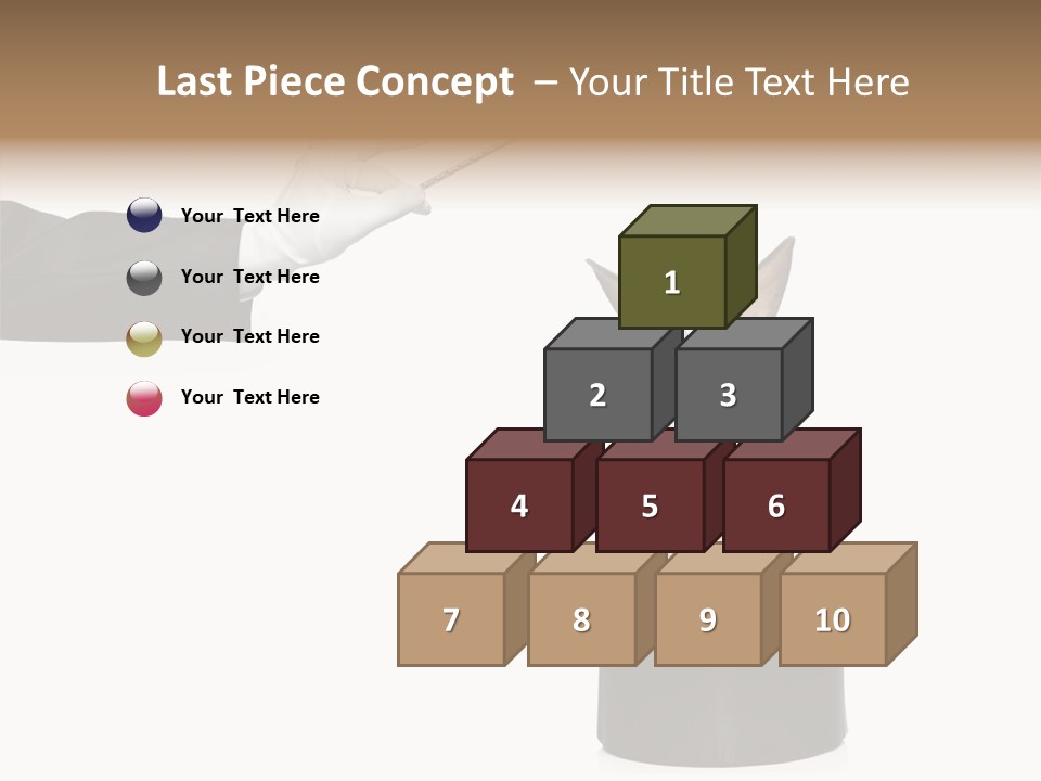 Entertainment Performer Glove PowerPoint Template