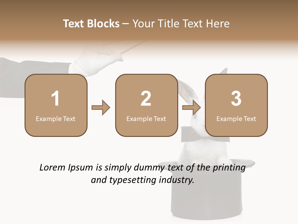 Entertainment Performer Glove PowerPoint Template