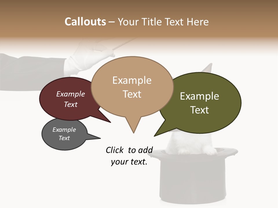 Entertainment Performer Glove PowerPoint Template