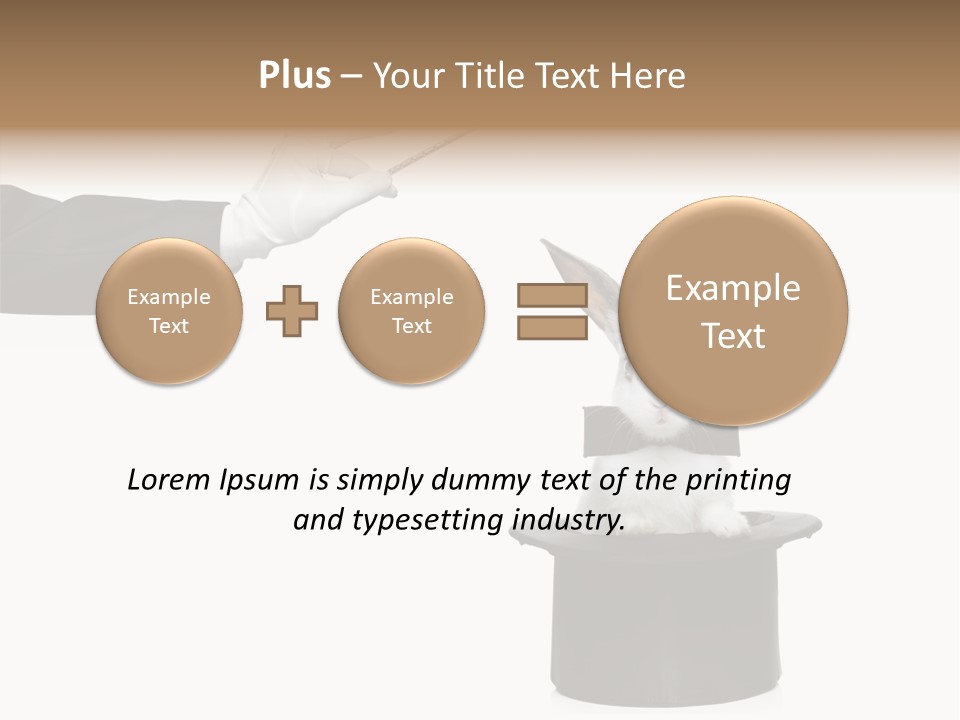 Entertainment Performer Glove PowerPoint Template
