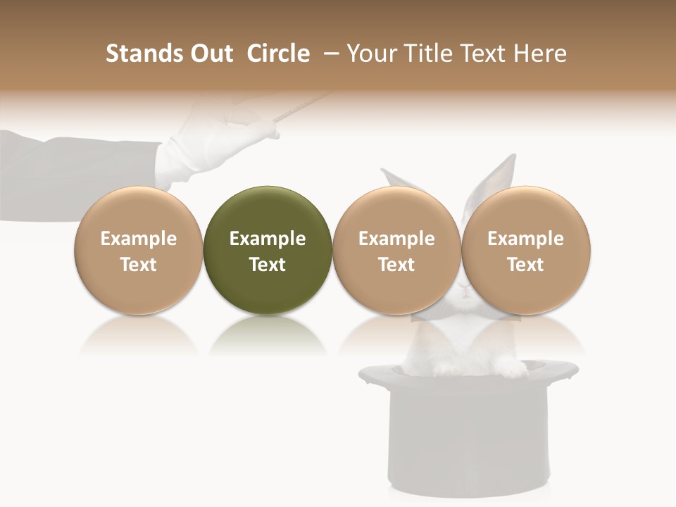 Entertainment Performer Glove PowerPoint Template