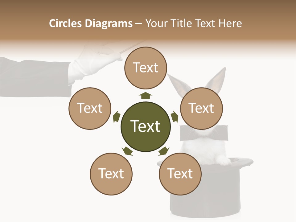 Entertainment Performer Glove PowerPoint Template