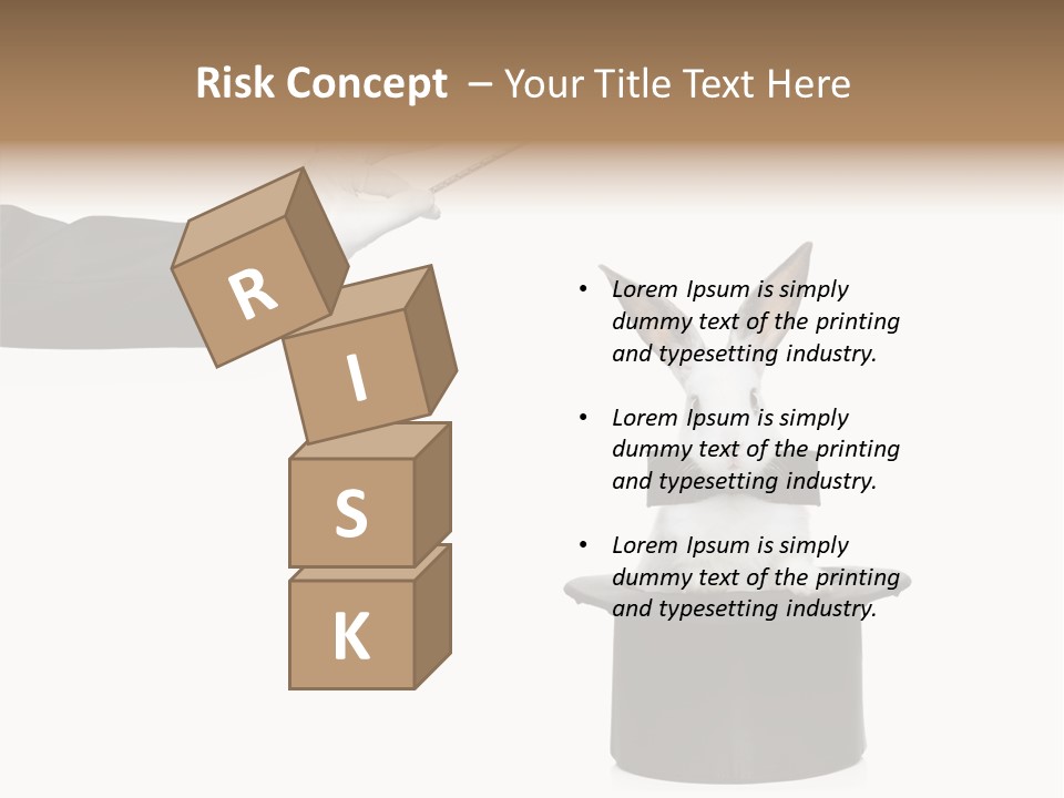 Entertainment Performer Glove PowerPoint Template